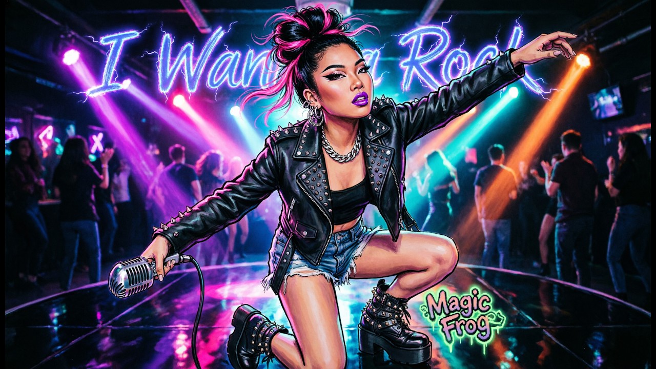 Magic Frog - I Wanna Rock [ Electro Freestyle Music 2025 ]