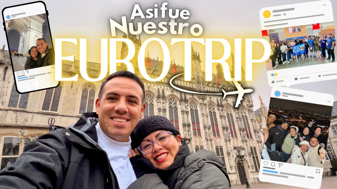 🇧🇪 NOS VAMOS A BRUSELAS 4K ✈️ 10 DÍAS EUROPE 🇧🇪 TODO ESTO PASÓ EN EL EUROTRIP 😱 VLOGS DIARIOS 4K 💖