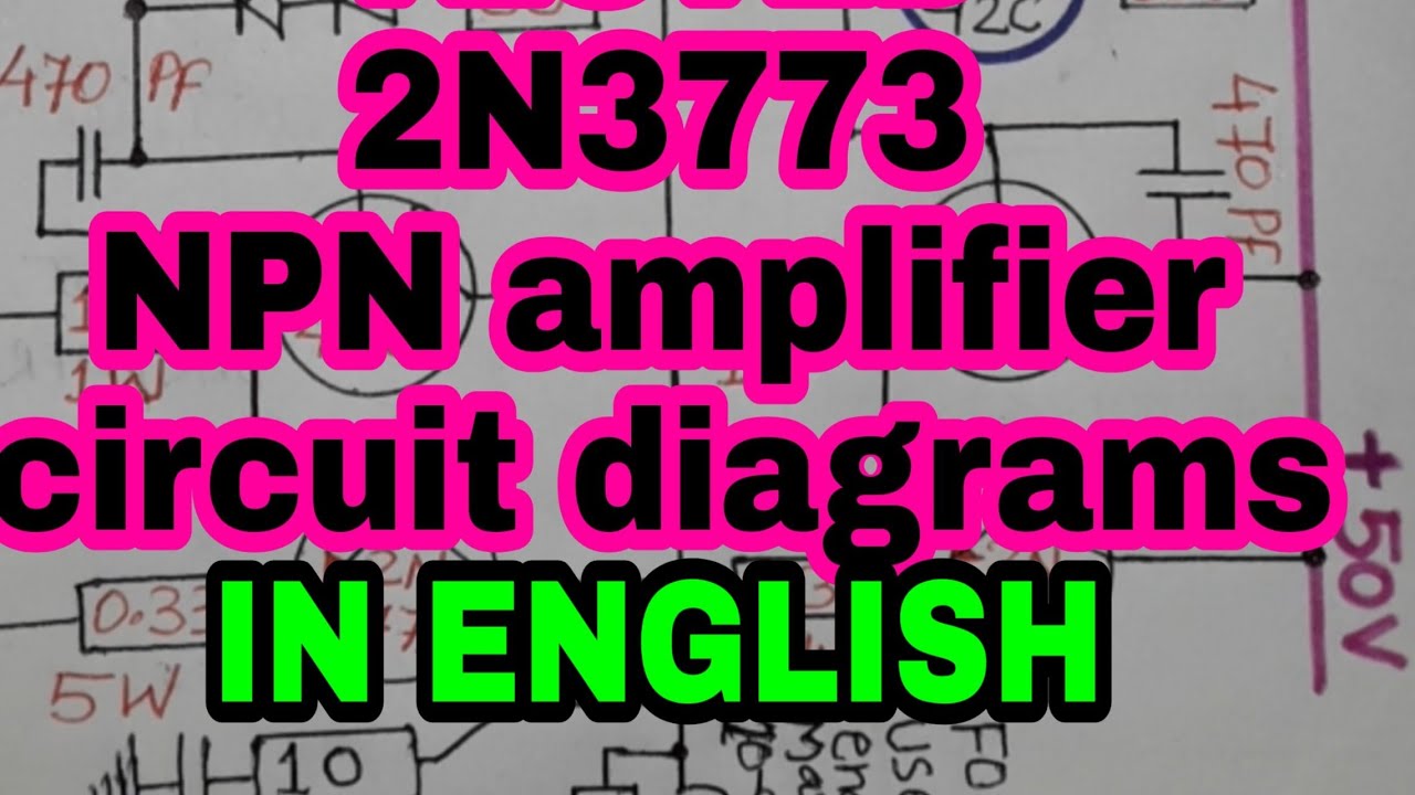 2n3773 300 watt NPN amplifier circuit diagram