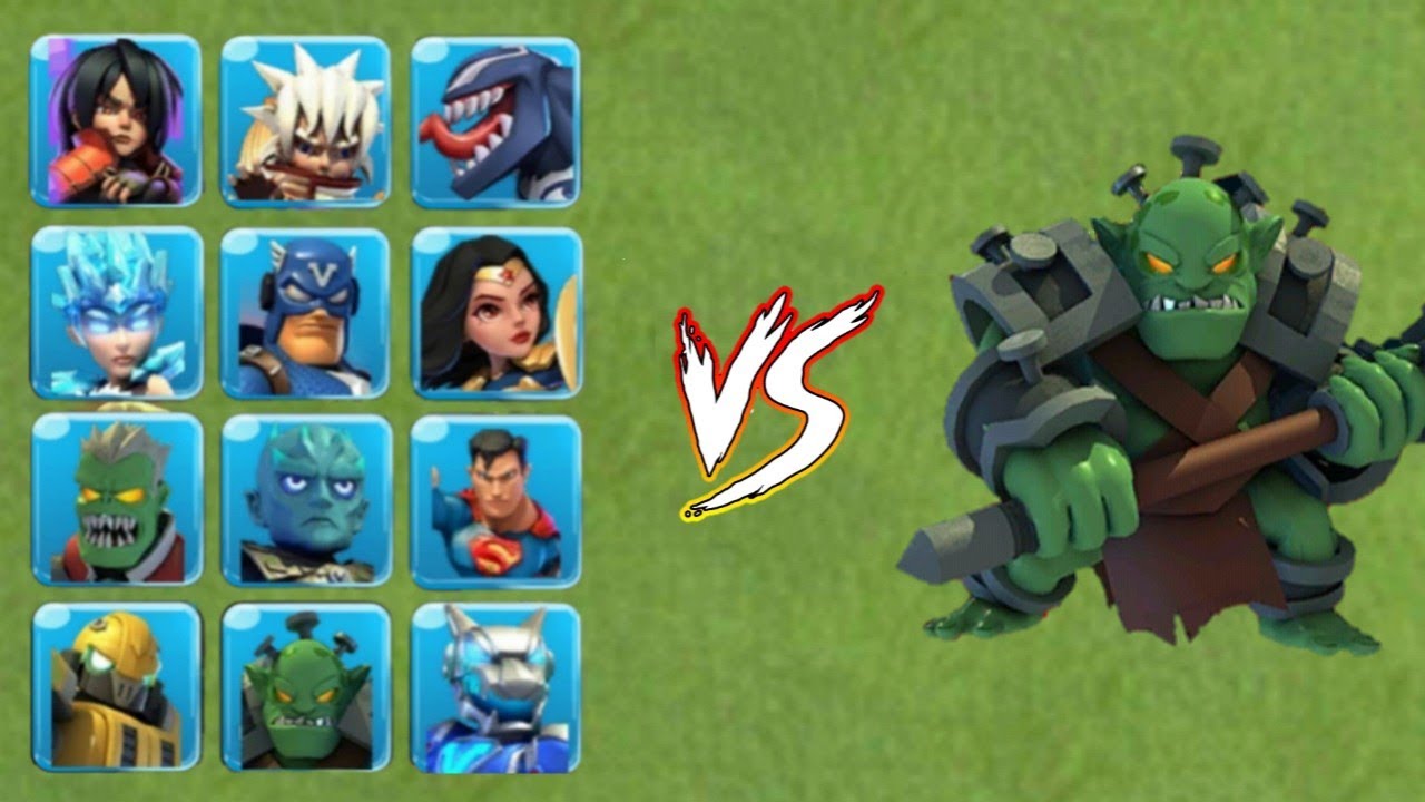 HAMMER ZOMBIE VS OTHER HERO | CLASH OF ZOMBIES