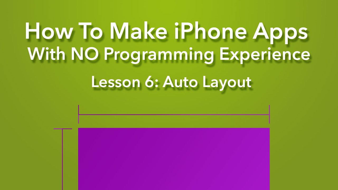 How To Make an App - Ep 6 - Auto Layout in Xcode 6