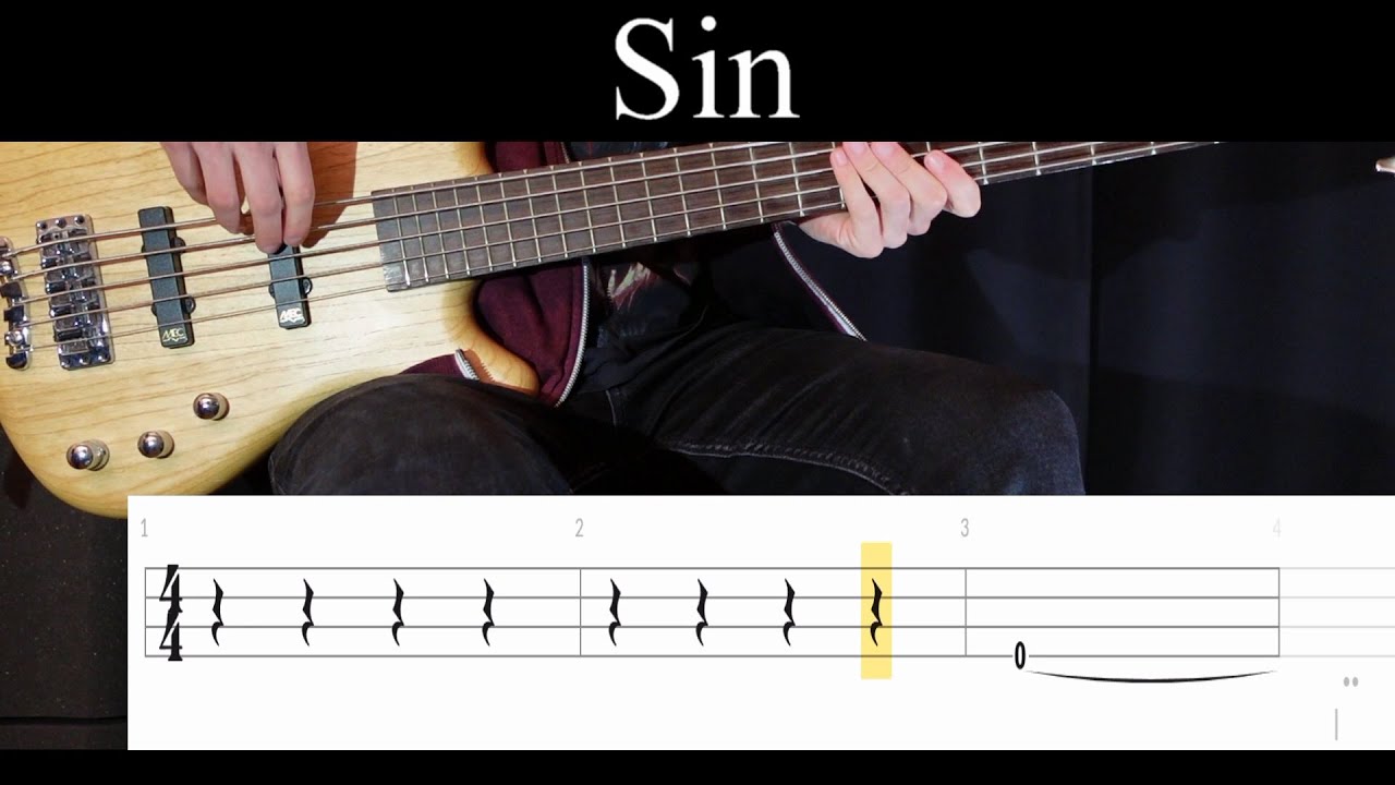Sin (Stone Temple Pilots) - Bass Cover (With Tabs) by Leo Düzey