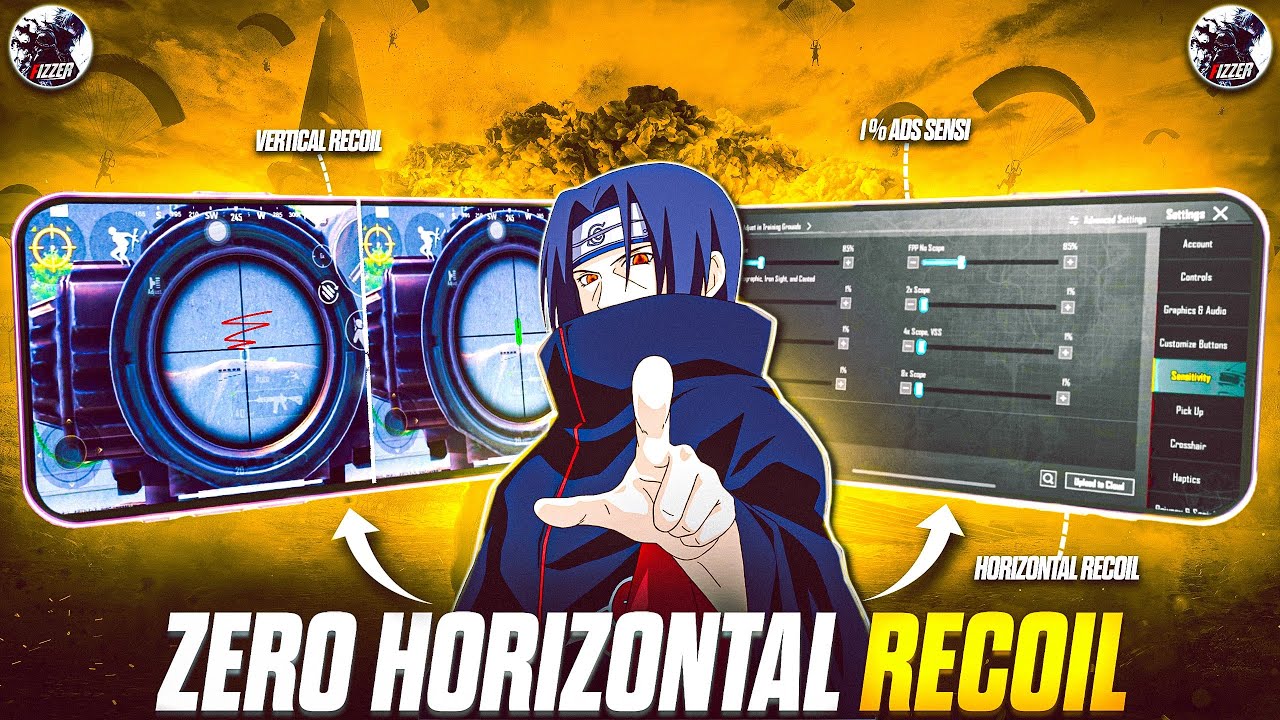 HORIZONTAL RECOIL Problem Solved 😱 | 1% ADS Sensitivity Secrets |  Reality of Full Gyro Players 💯