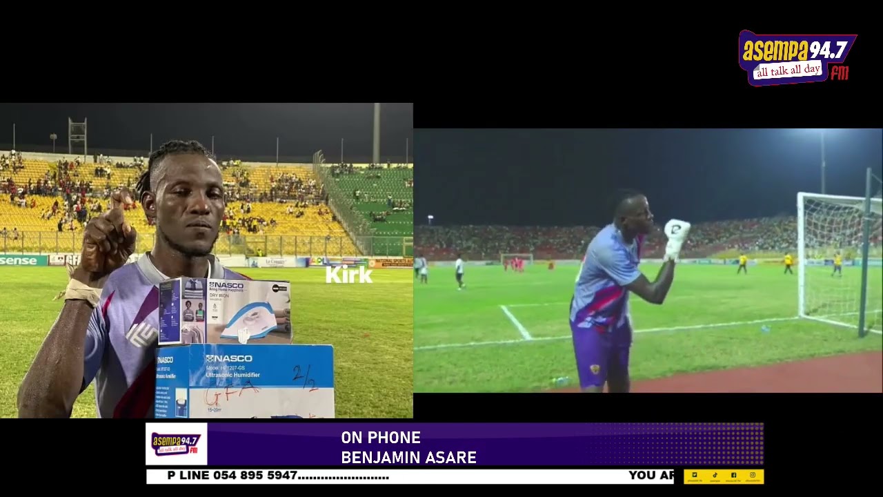 Бенджамин Асаре о победе «Хартс оф Оак» над «Асанте Котоко».