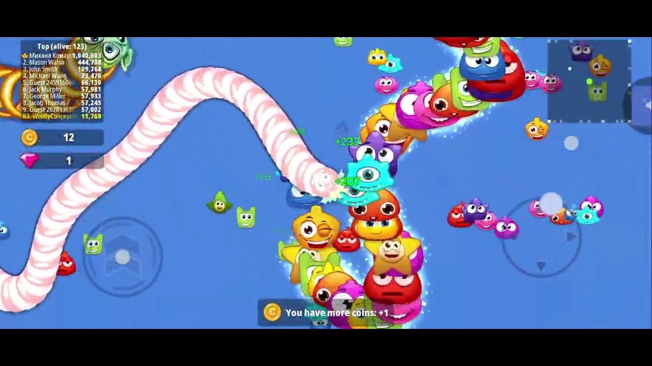 New Worms zone new Rad and White snake 🐍🐍#wormszone #wormszoneio #gaming #viral #youtube #video 