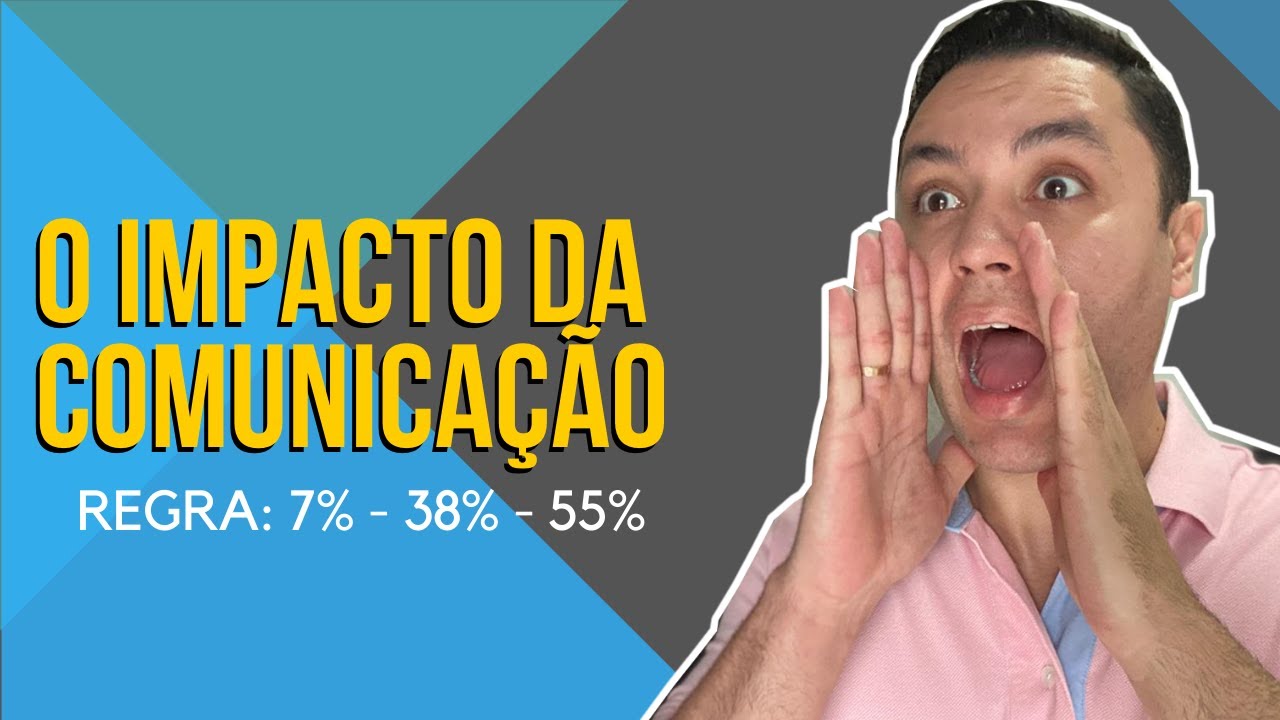 IMPACTO DA COMUNICAÇÃO - Regra 7%,38% e 55%