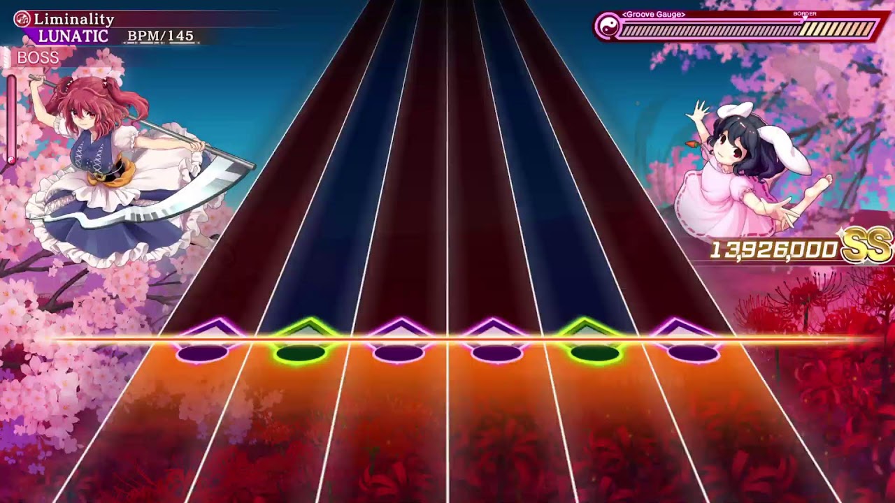 ひたすら指動かすだけ  打鍵音のみ！  総合カグラレート6833.50～【東方ダンマクカグラPL】