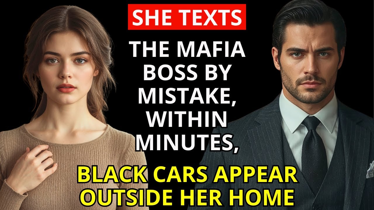 She Texts the Mafia Boss by Mistake — Within Minutes, Black Cars Appear Outside Her Home