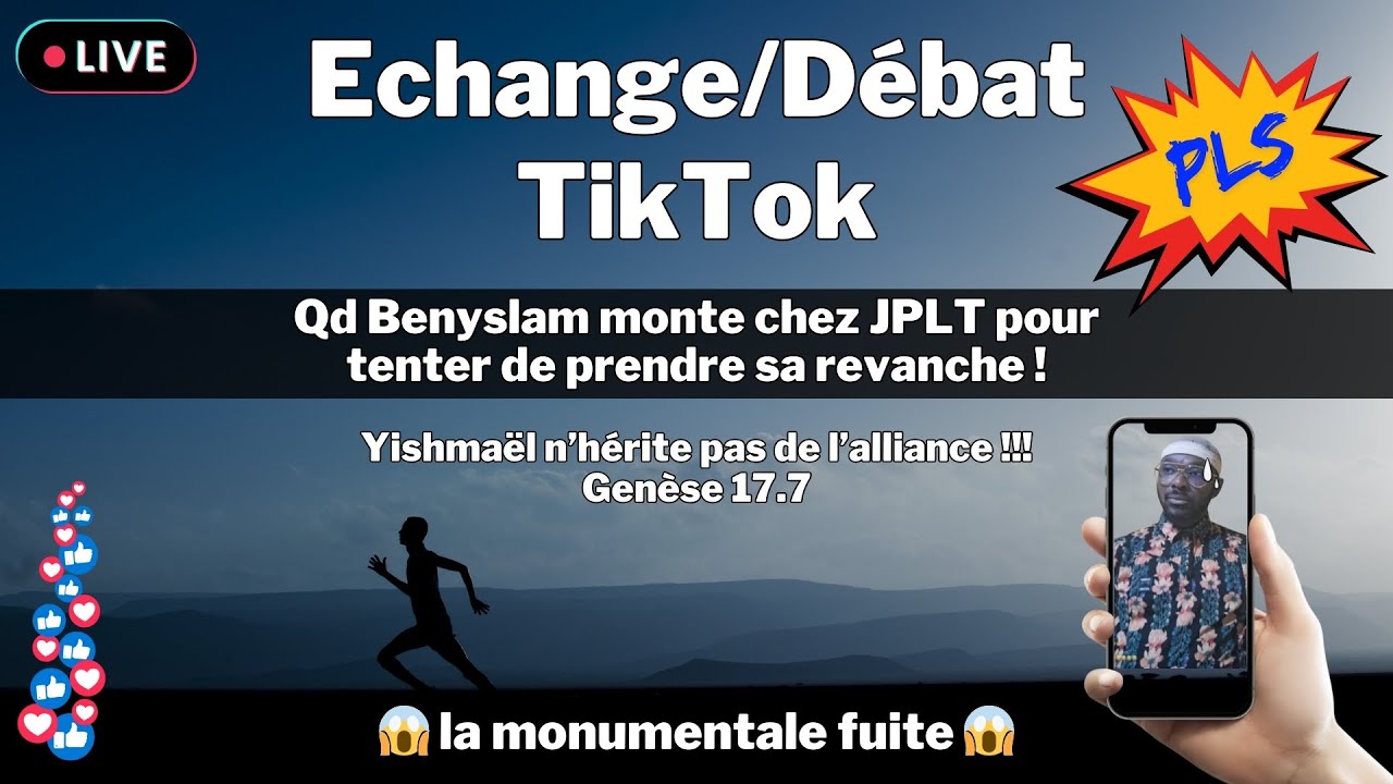 la fuite - d&eacute;bat JPLT face &agrave; Benyslam - Yishmael, est-il h&eacute;ritier de l'alliance ?