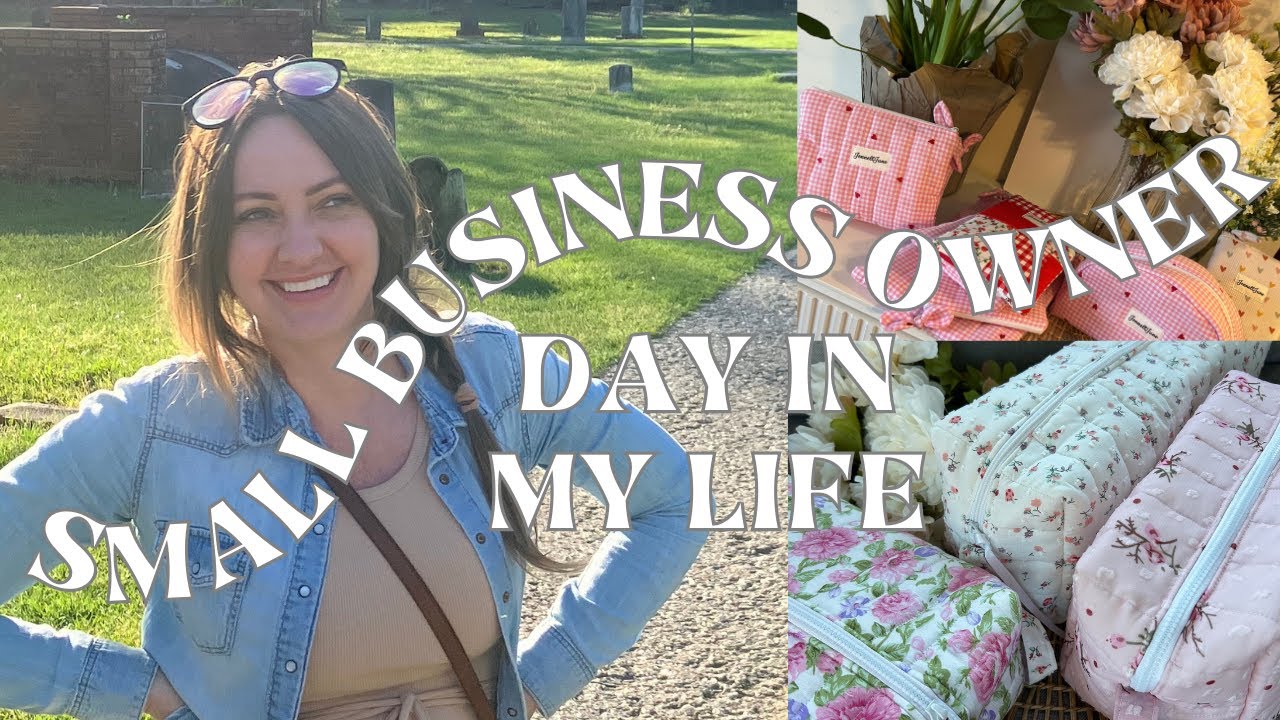 Day in my Life - Small Business Owner - how I sew my zippers - packing orders 