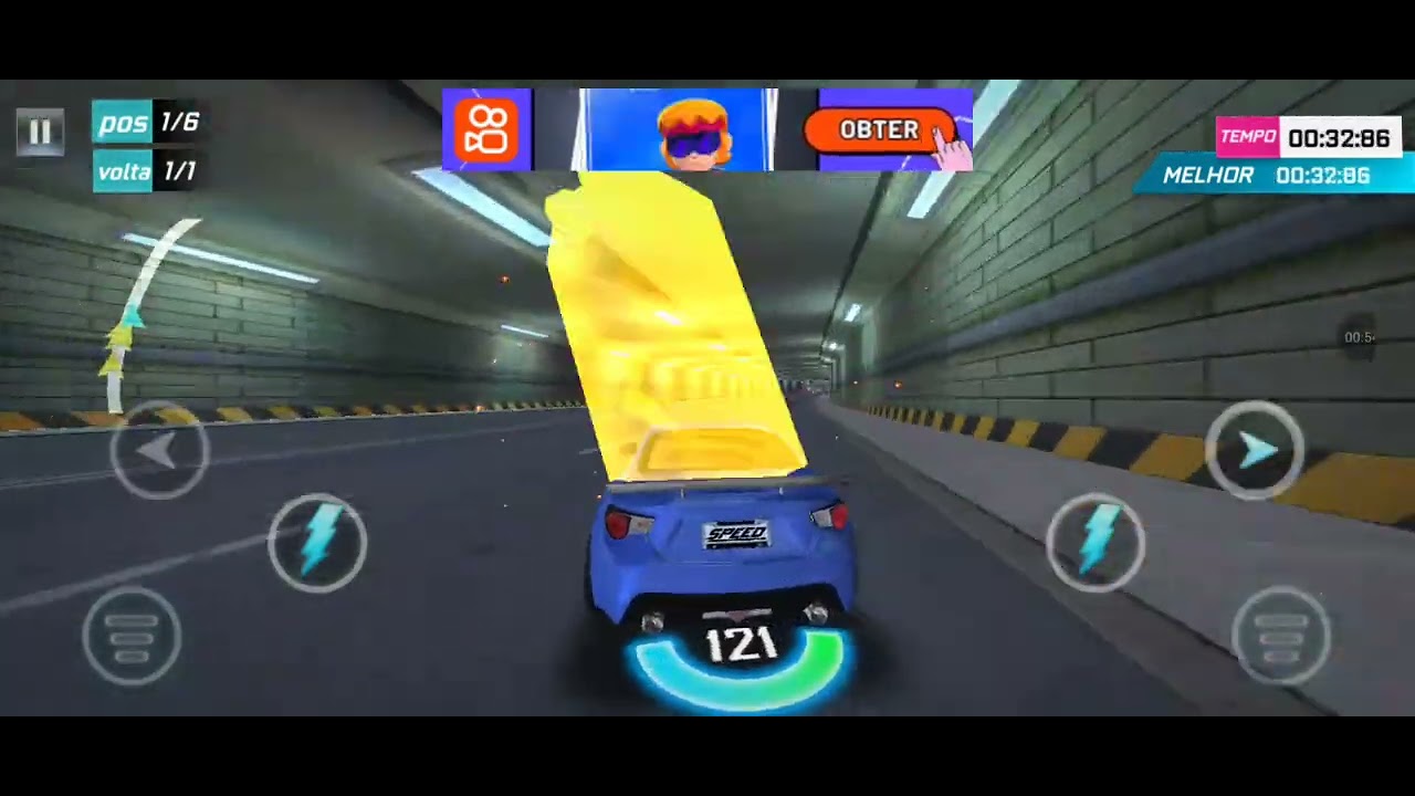 1 VITÓRIA VENCENDO A CORRIDA NO JOGO CORRIDA DE RUA 3D 