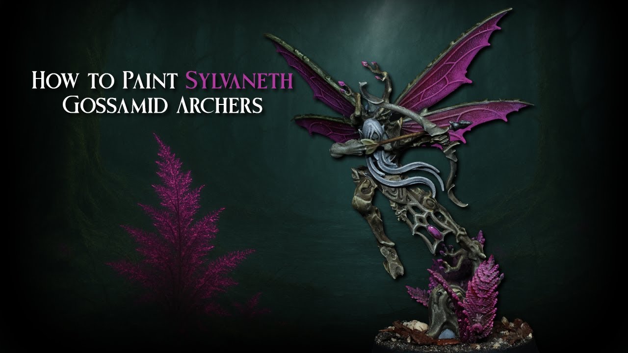 How to Paint Sylvaneth Gossamid Archers Using Simple Contrast Hacks - Complimentary Double Slap Chop
