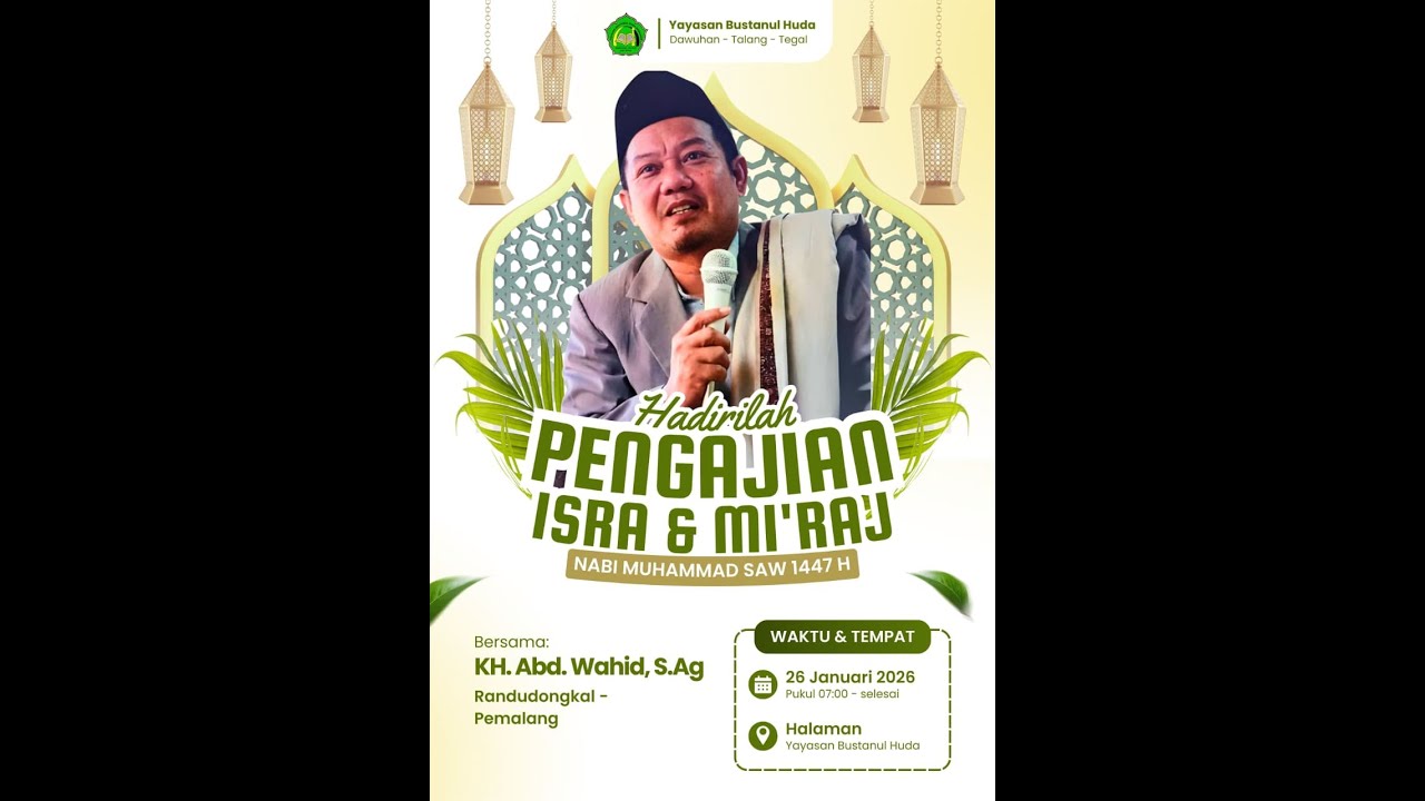 ISRA MI'RAJ YAYASAN BUSTANUL HUDA DAWUHAN