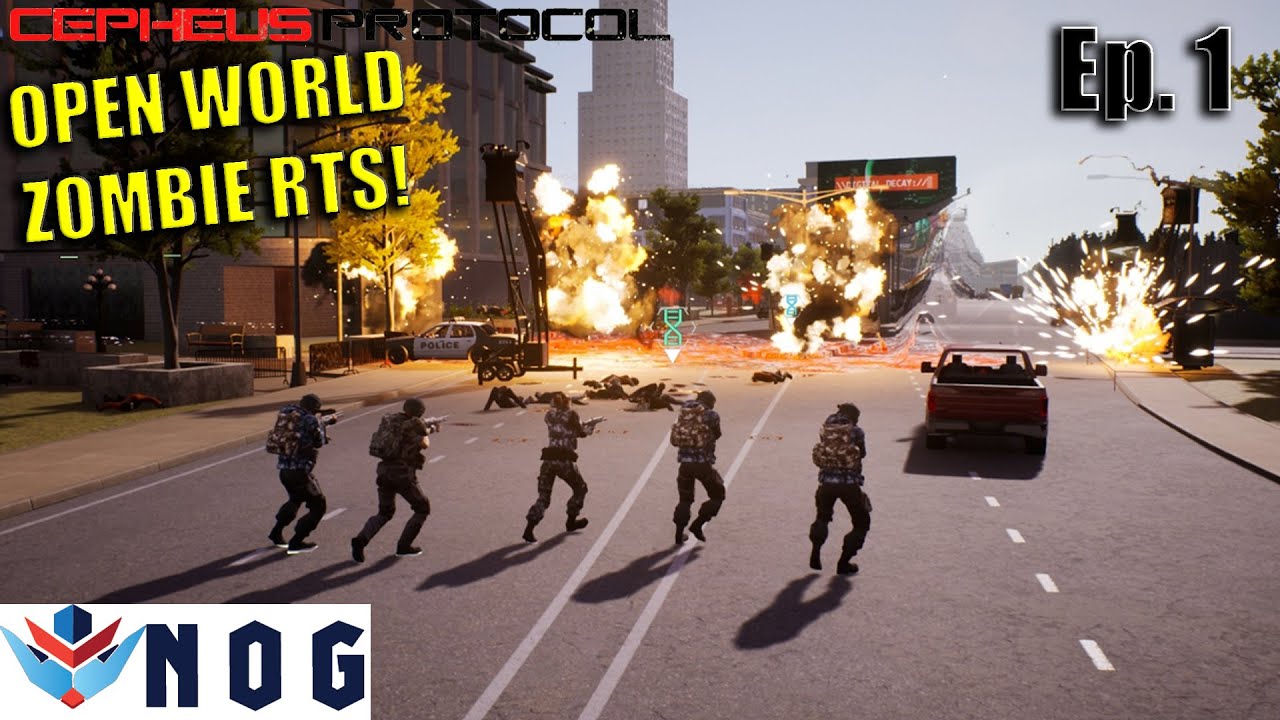 NEW Cepheus Protocol Gameplay | OPEN WORLD ZOMBIE RTS Ep1 | Building Our Base