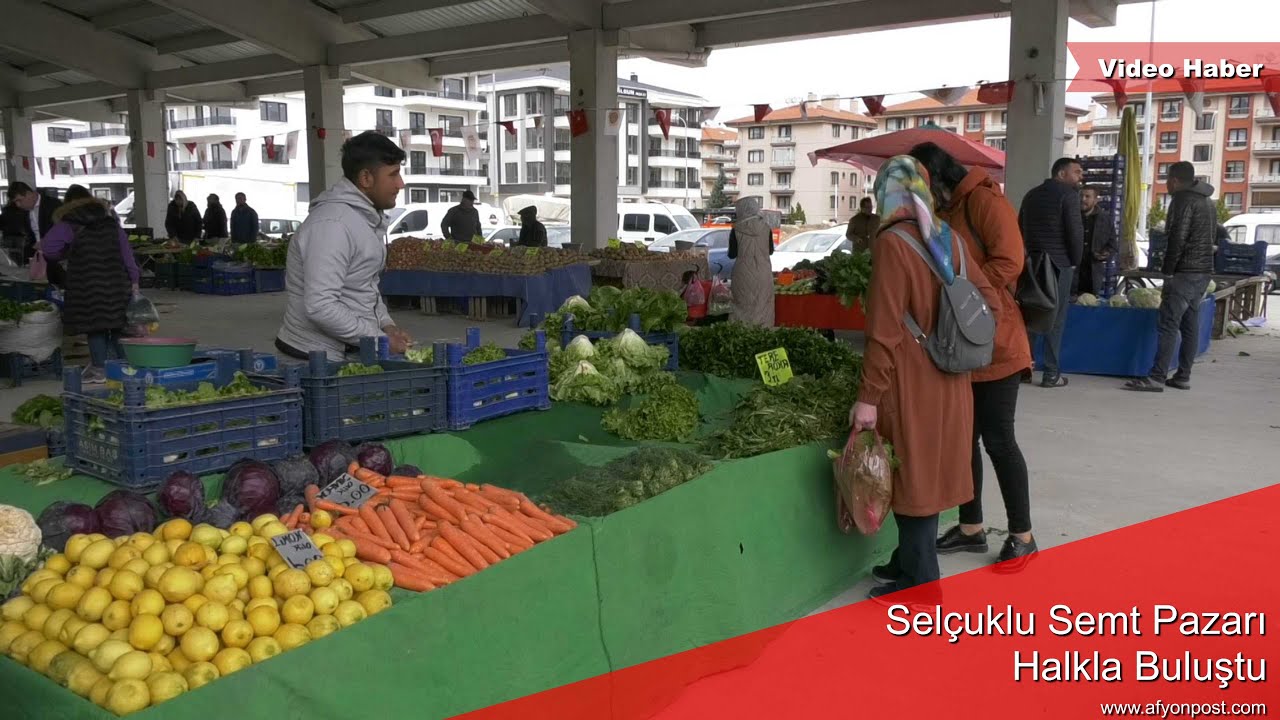 Selçuklu Semt Pazarı Halkla Buluştu