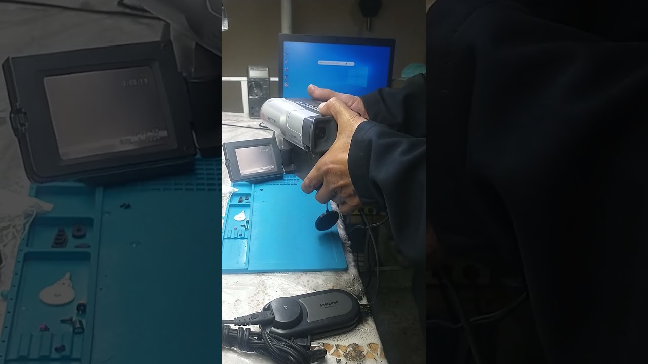videocámara Samsung hi8 Mod.SCL906 en acción