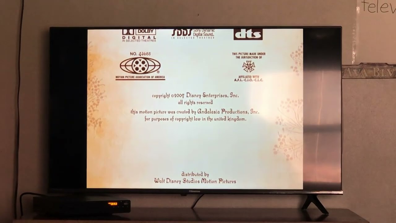 Closing To Enchanted 2008 DVD