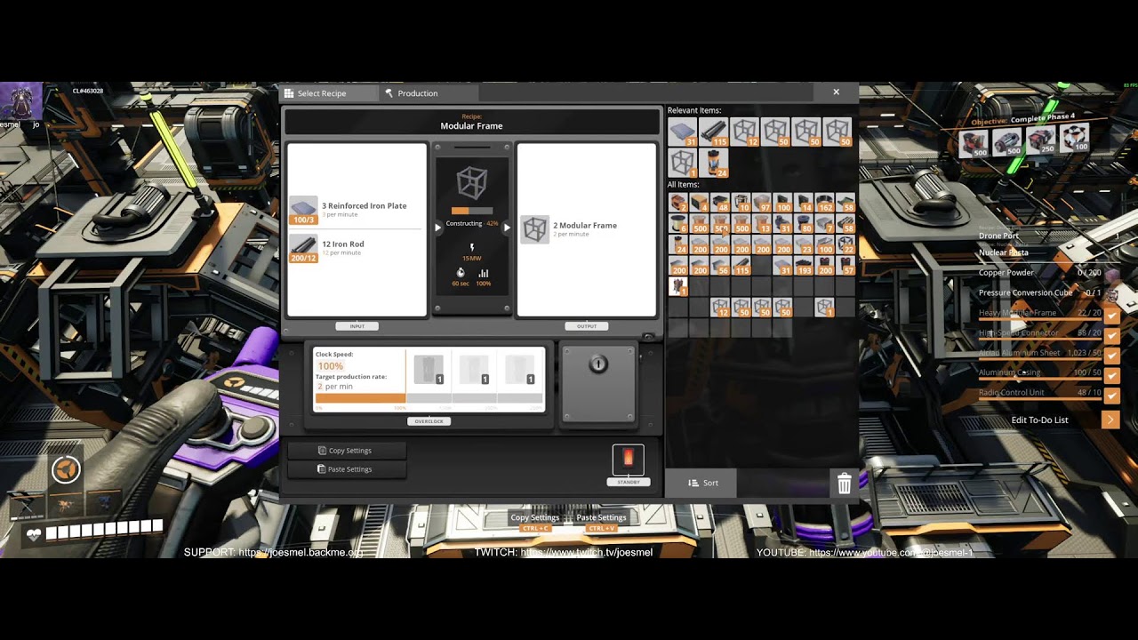 joe's live stream: Satisfactory v1.1.2.1 - 2nd run (part16)