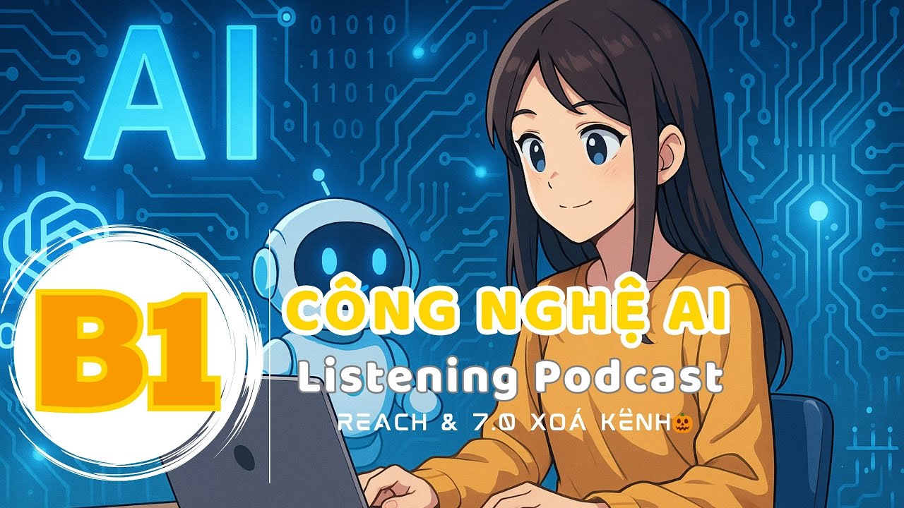 🎧 Практика аудирования английского языка, уровень B1 &mdash; ТЕХНОЛОГИИ ИИ &mdash; | Подкаст &laquo;Аудирование анг...