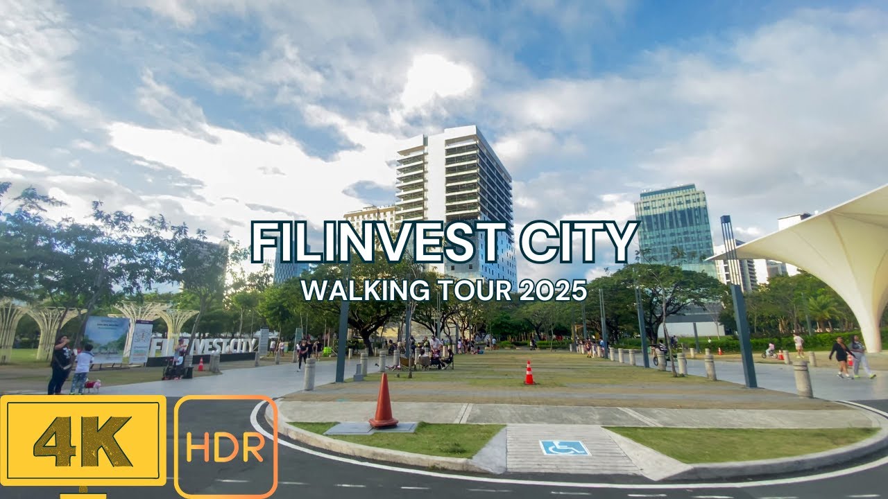 Walking the Filinvest City in a Relaxing Wind! | Muntinlupa | 4K HDR