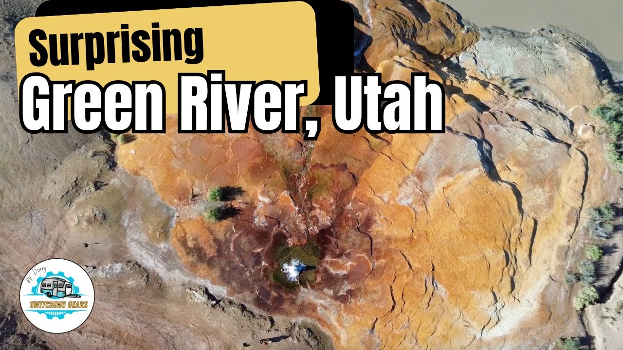 Crystal Geyser Camping & Exploring Green River, Utah|Cold Water Geyser, Beach, Trails & Missile Site