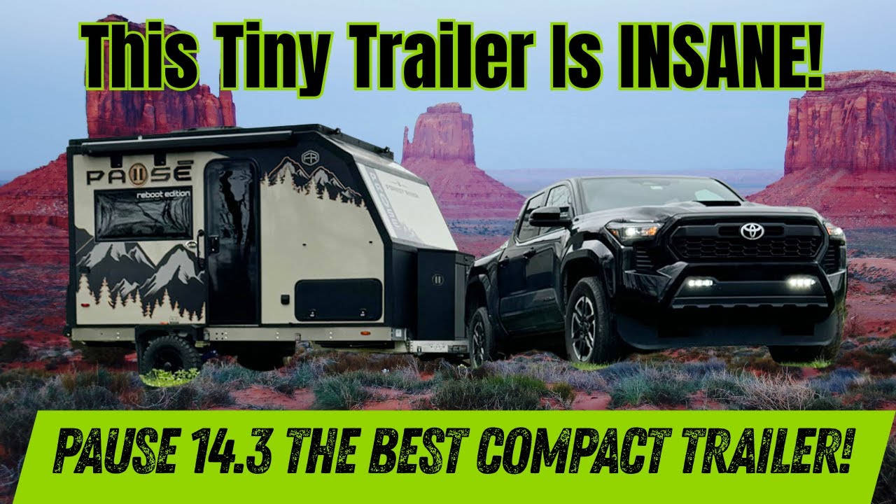 The Ultimate Compact Off-Grid Trailer! Pause Reboot 14.3 Full Tour & Review