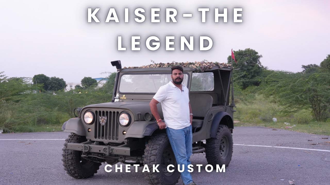 🔥 Kaizer – The Ultimate 4x4 Off-Road Beast | Chetak Custom Jeep Full Build 🔥