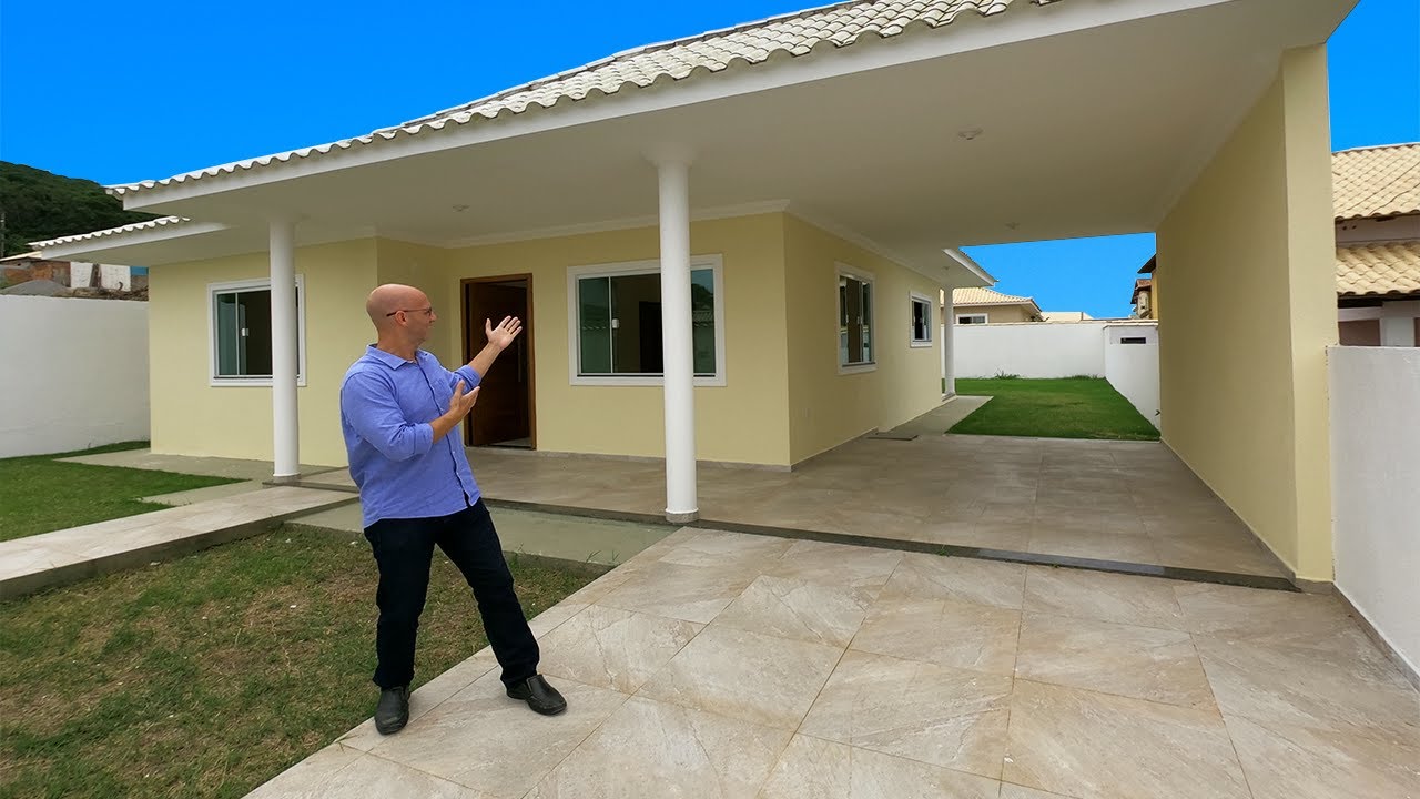 LINDA CASA NOVA COM EXCELENTE ACABAMENTO | 3 QUARTOS | IGUABA RJ - REGIÃO DO LAGOS