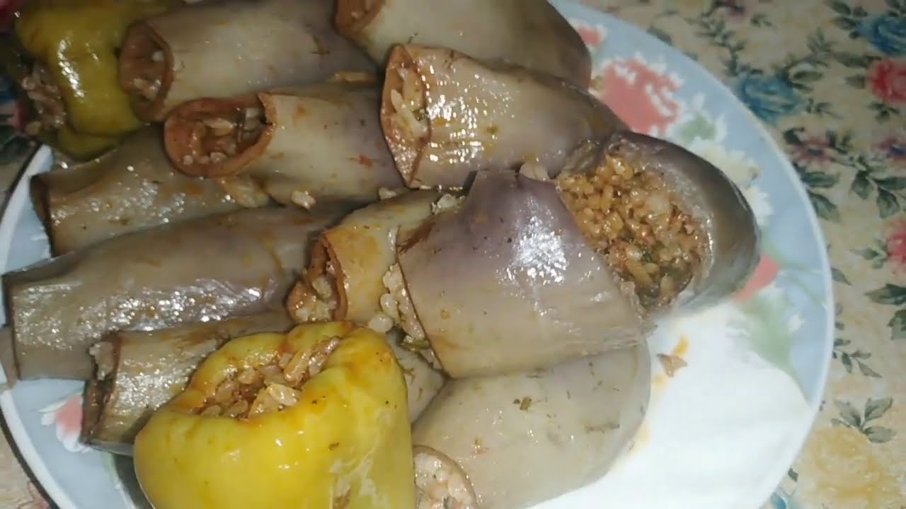 طريقة ورقه اللحمة بالخضار
