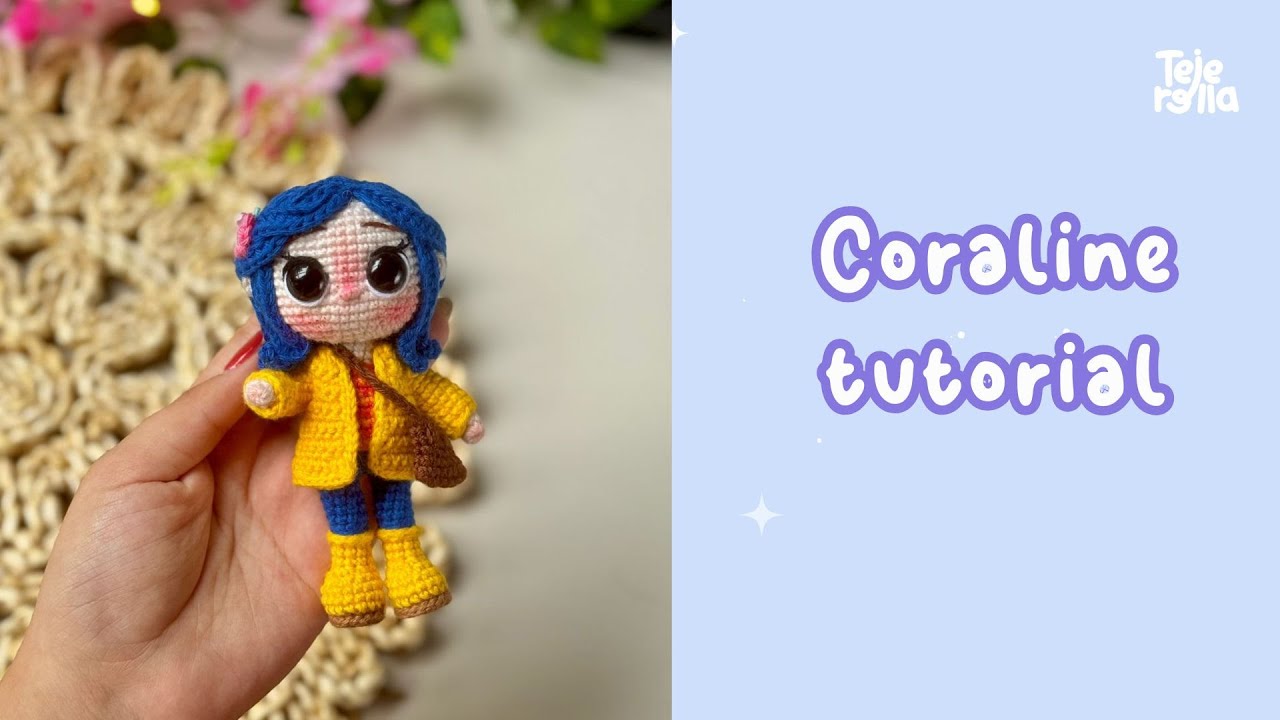 Coraline a crochet💙 ENG SUB  | PARTE 1