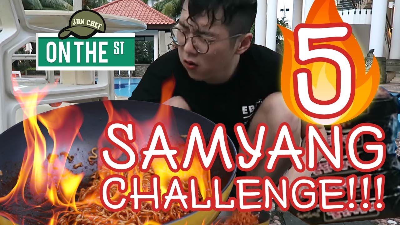 Jun Chef OTS :  5 Bungkus Samyang Challenge!