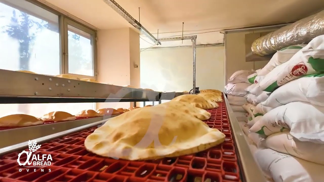 خط انتاج الخبز ALFA BREAD  في تركيا | موديل BO40K | تصنيع أفران خبز سوري آلية | مخبز آلي سياحي