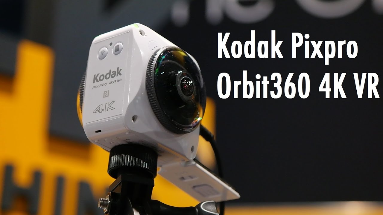 Kodak Orbit360 4K VR Action Camera: CES 2017 Hands On | Pocketnow