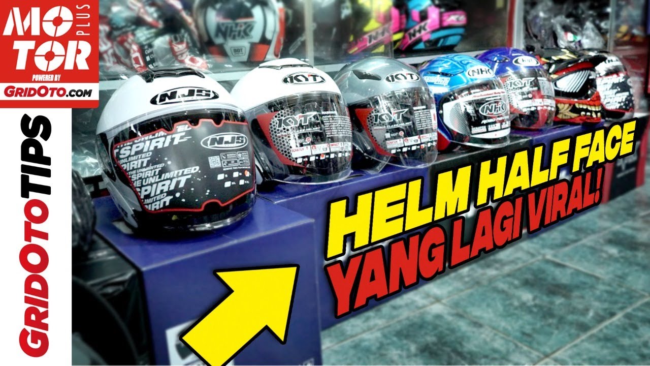 Pilihan Helm Half Face Favorit Terbaru | Gridoto Tips
