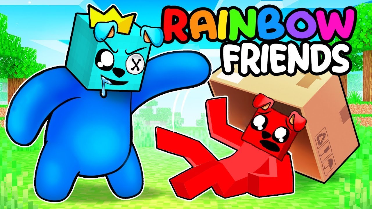 ZAMIENIŁEM SIĘ w RAINBOW FRIENDS 🌈 w Minecraft