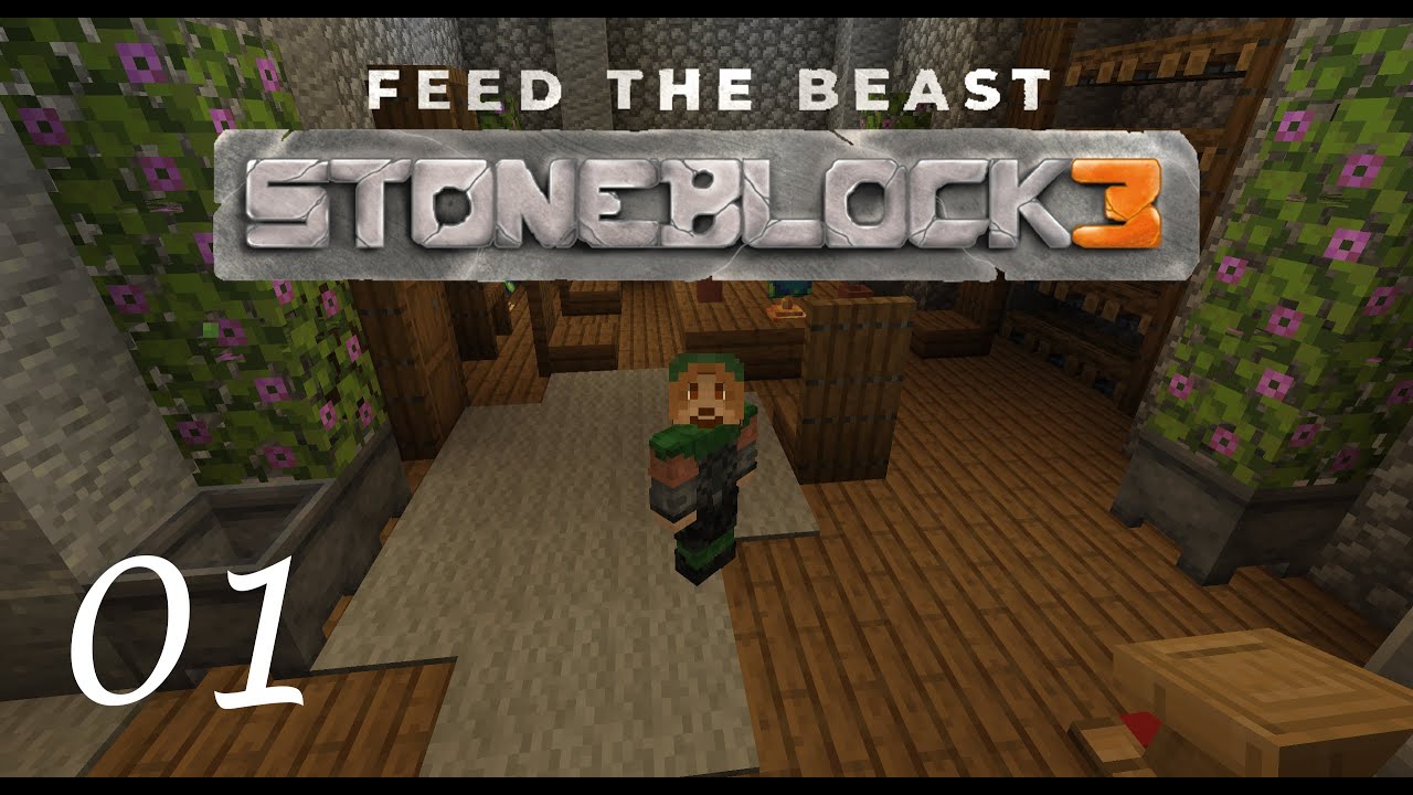 Minecraft StoneBlock 3 Lets Play EP01