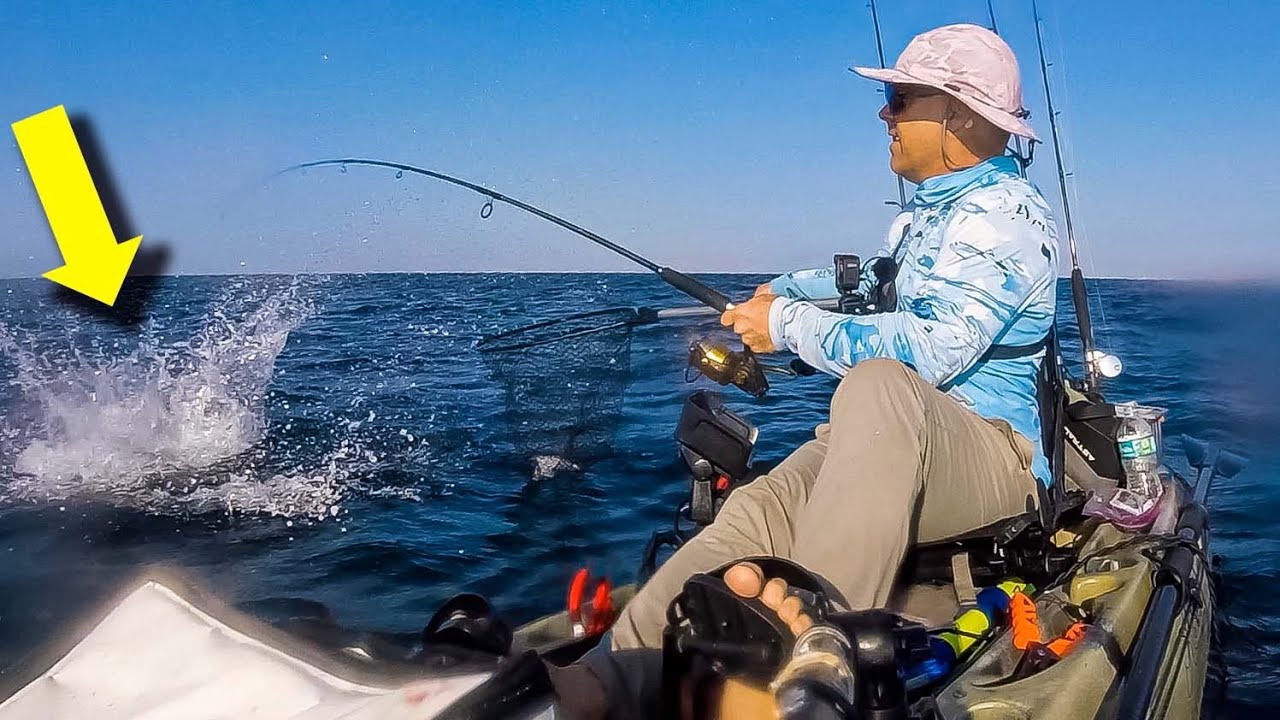 INSANE MAHI MAHI bite - Kayak Fishing CHAOS in Destin
