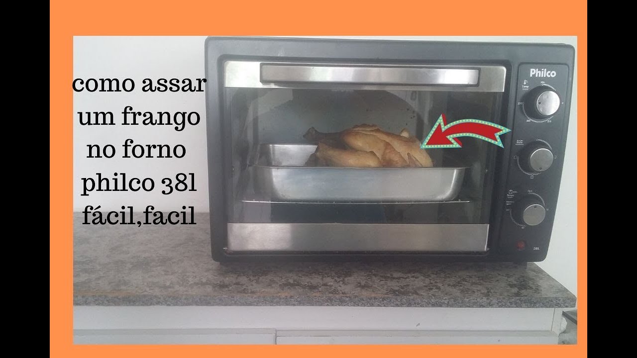 Como assar um frango no forno elétrico philco 38l p/ natal