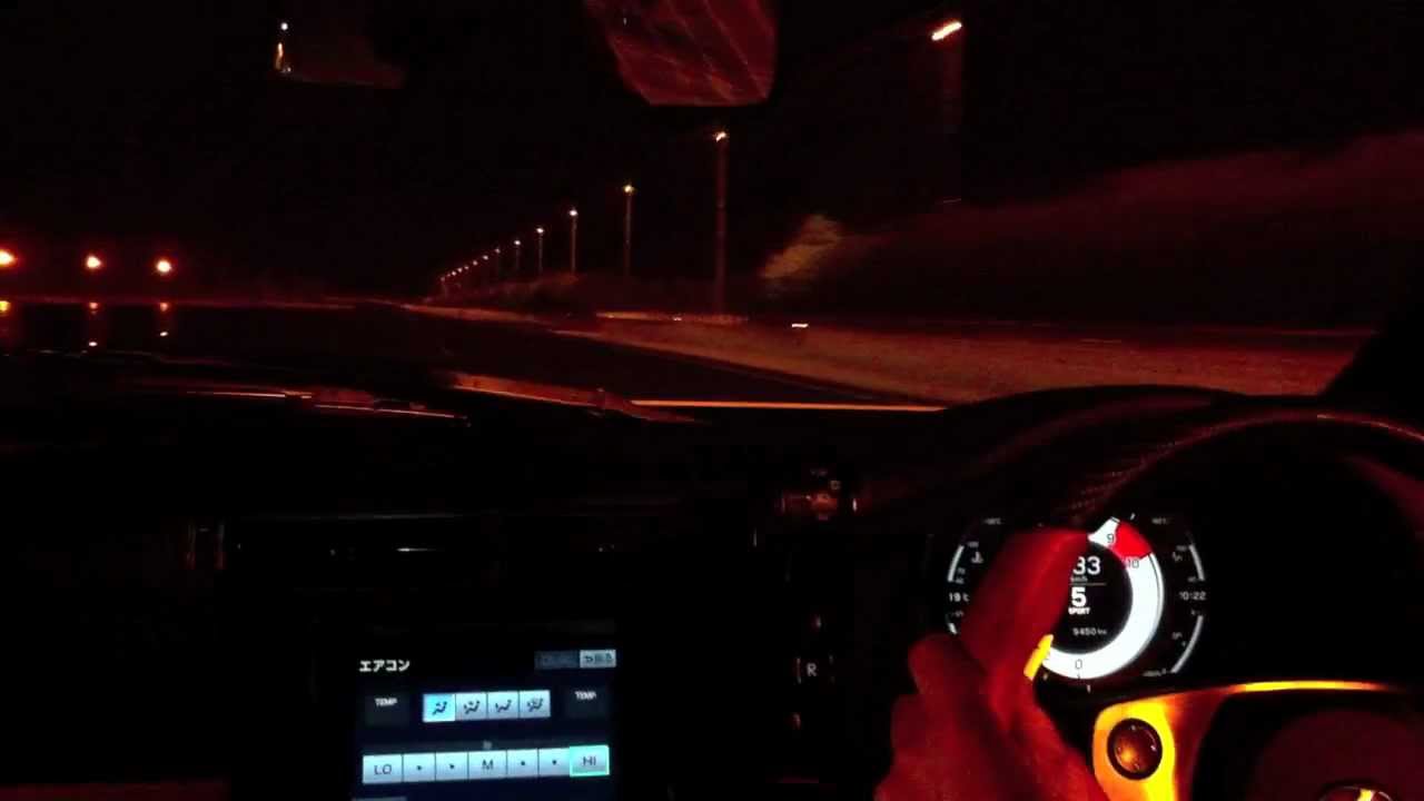 Lexus LFA full-acceleration sound up to 270km/h.