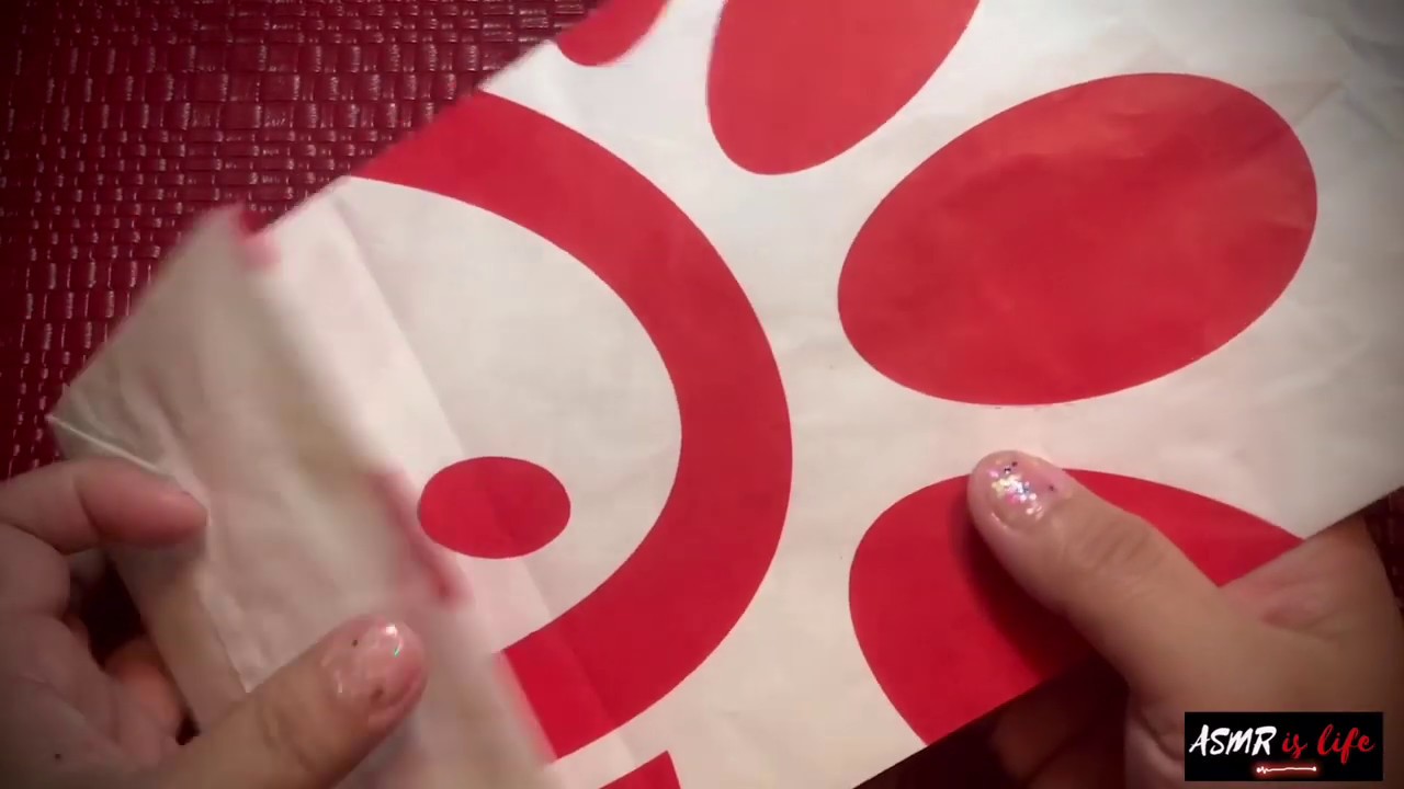 Fast food crinkly paper bags and wrappers | ASMR is life | No talking
