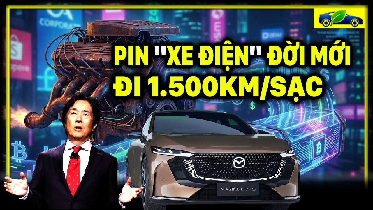 PIN THẾ HỆ MỚI ''XE ĐIỆN'' RA MẮT ĐI ''1 500KMSẠC'' AN TOÀN HƠN NHỜ TÍCH HỢP A.I