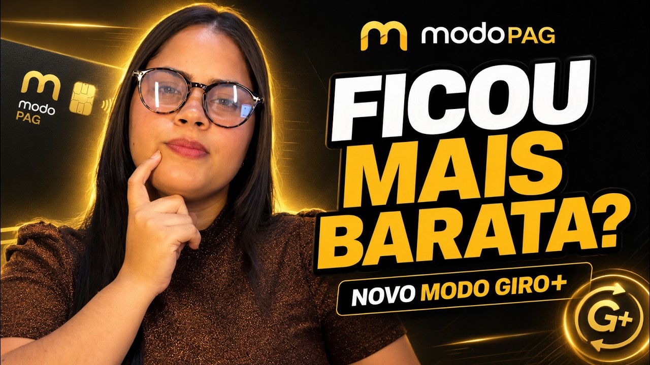 modoPAG ficou mais barata? VEJA taxas do novo modoGIRO+ | 2026