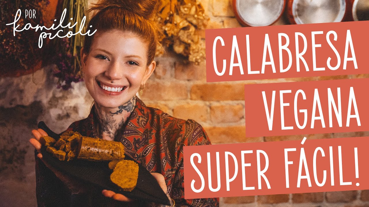 Calabresa vegana super fácil!