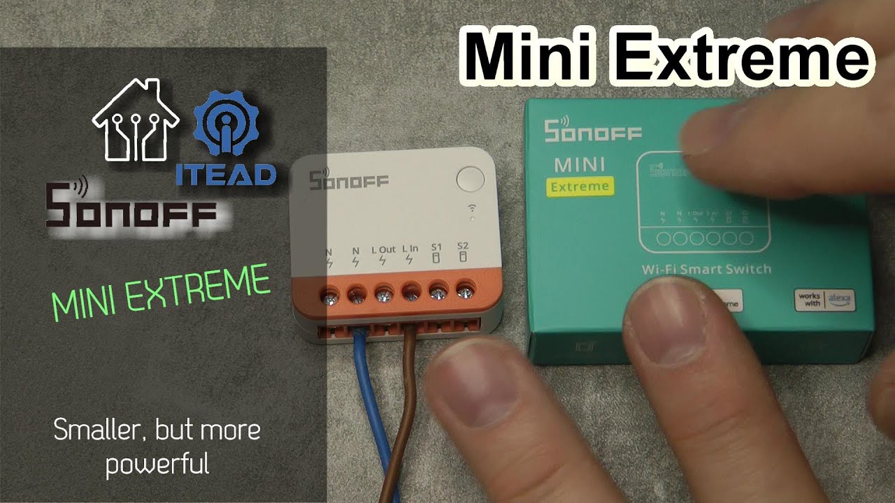 Mini Extreme: самый маленький Wi-Fi-переключатель от Sonoff. Но при этом многофункциональный.
