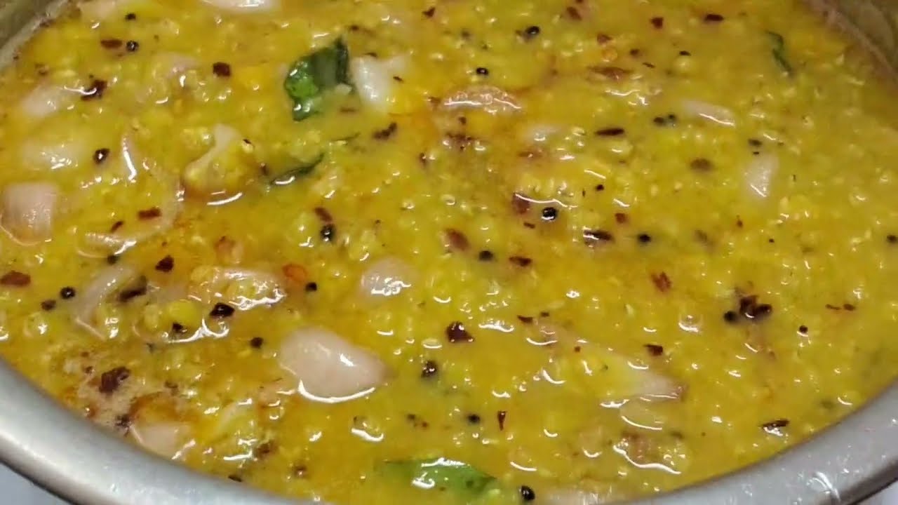 5-MINUTE KERALA STYLE MASOOR DAL | QUICK & TASTY LENTIL CURRY RECIPE  FOR RICE & CHAPATI