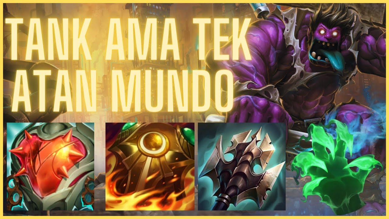 Mundo vs Yorick | 6700HP Ama Tek Atıyor | Tank ile 1v9 AT!