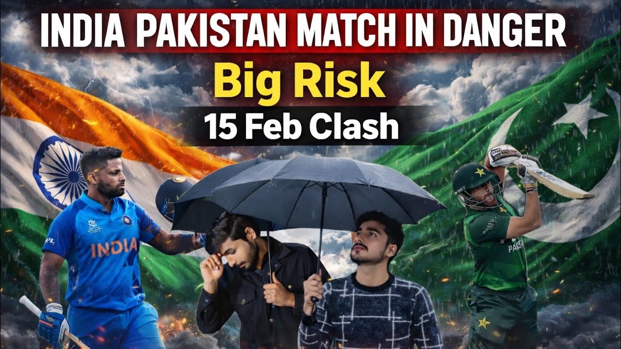 🚨Rain Alert! Pakistan vs India match in danger, Boycott continue?