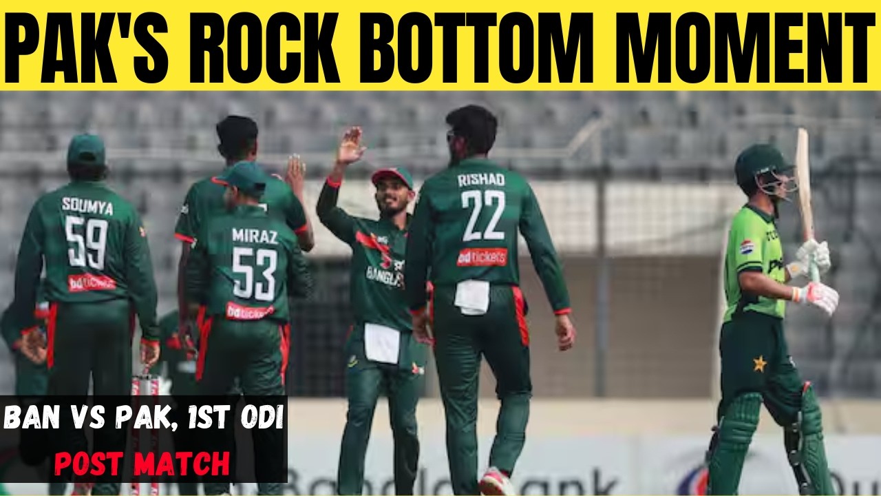 LIVE: Pakistan humiliated by Bangladesh in 1st ODI by 8 wickets, Nahid takes 5 and Tanzid hits fifty