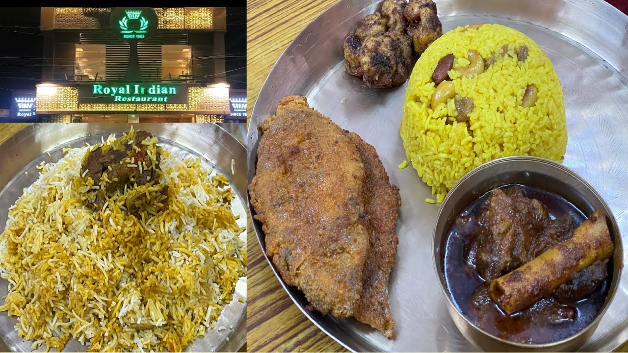 IPL Celebrate করতে Royal এর ZAFRANI MUTTON DUM BIRYANI👍Diamond Fish Fry, Basanti Pulao, রেয়াজি খাসি 