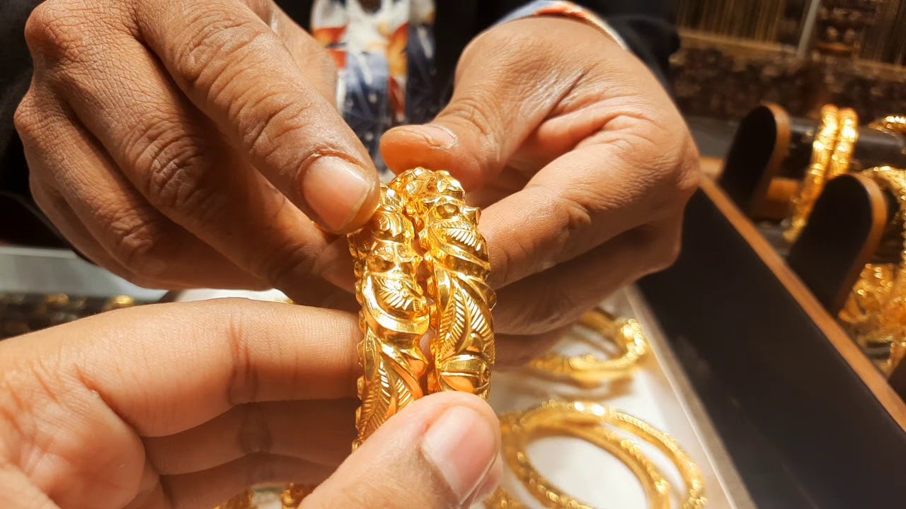 gold light weight fapa bangle collection with price /gold konkon bala bangle price bd